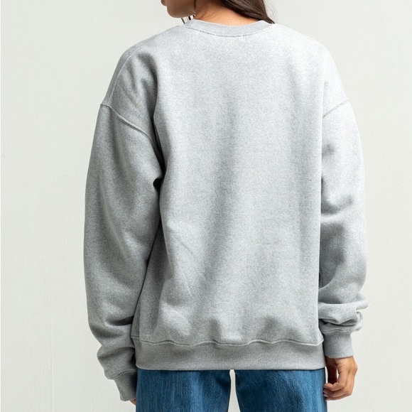 TILLYS FULL TILT MONTANA GREY WOMENS SMALL CREWNECK CUTE DEER GREEN GRAPHIC - Picture 4 of 6